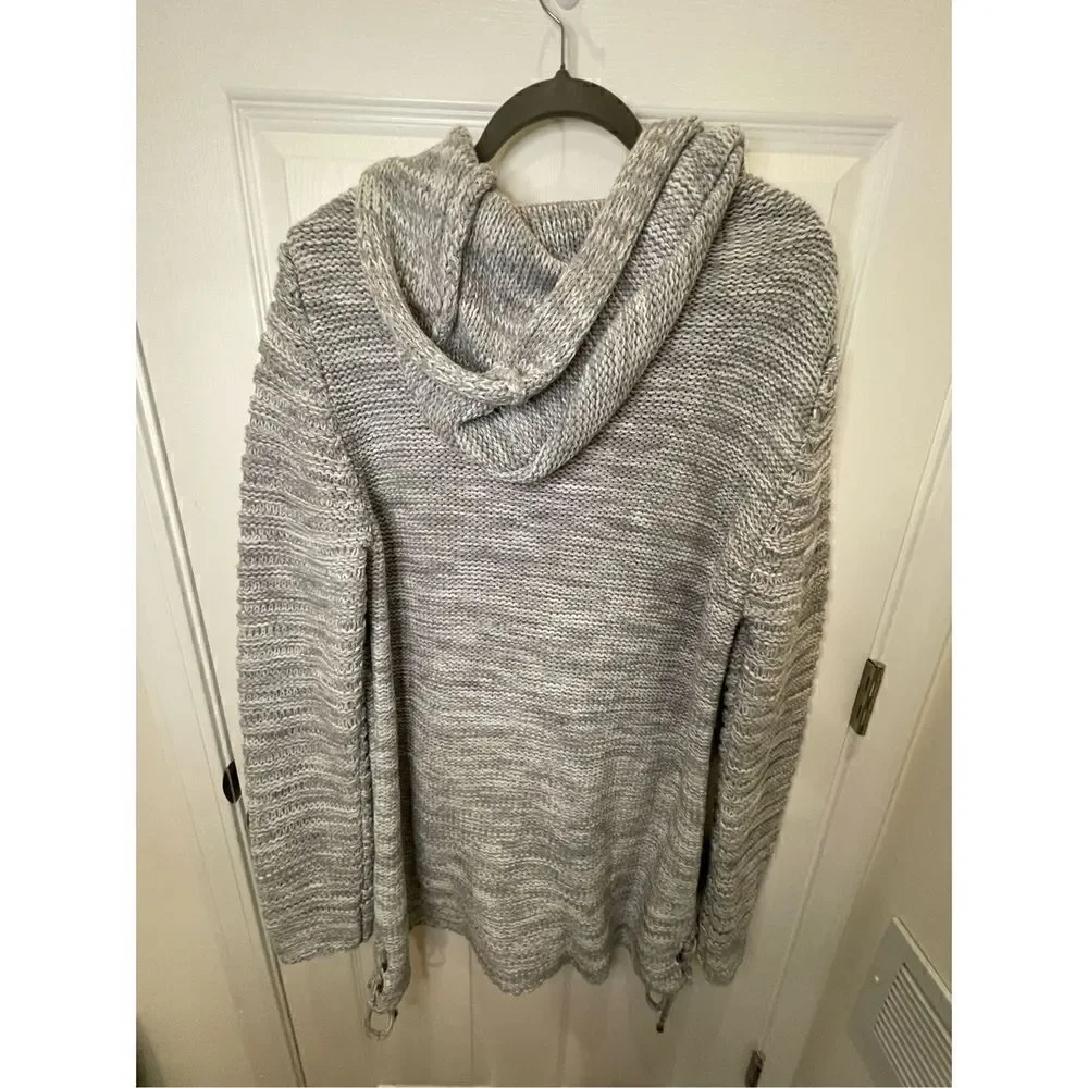 Leif Nelson Women’s XL grey zippered cardigan